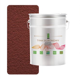 OEM Yeso De Silicona 3009 Para Fachada Exterior, Marr&oacute;n Rojizo, 1,5 Mm, 25 Kg