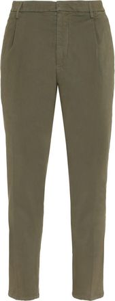 Dondup Olive Flat Front Pant