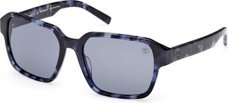 Timberland TB00043 Polarized 56D Mens Sunglasses Tortoiseshell Size 56