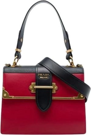 Prada Borsa Cahier Pre-owned - - Pre-owned - Donna - Rosso - ONE SIZE
