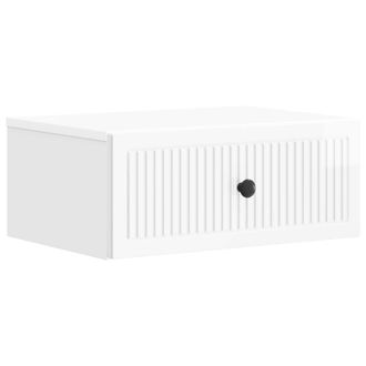 vidaXL Armario De Noche Con Caj&oacute;n Brillante 49 X 34,5 X 20 Cm Vidaxl