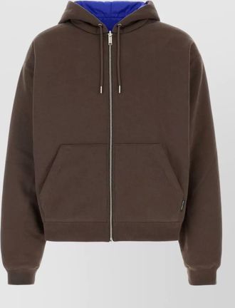 Canada Goose cotton reversible hooded sweatshirt kangaroo pocket