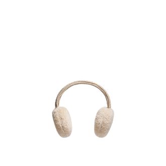 Moncler Moncler Teddy Ear Muffs, Women, White, Size: One Size