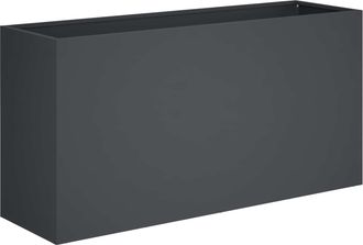 vidaXL Macetero De Jard&iacute;n Gris Antracita 100 X 30 X 40 Cm Vidaxl