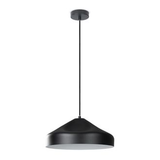 Paco Home L&aacute;mpara Colgante Sal&oacute;n Mesa Comedor Cocina Cable Textil 1,5m Industrial L&aacute;mpara Colgante - Tipo 3, Negro - Blanco - Paco Home