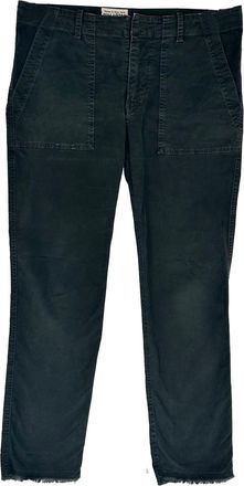Nili Lotan Nili Lotan Jenna Cropped Jeans in Black Cotton