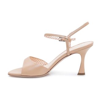 3Juin High Heel Sandals, female, Beige, Size: 5 1/2 US Pulp Sandy