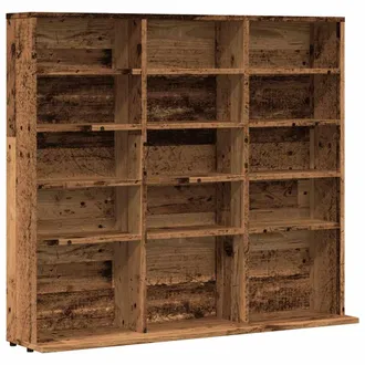 vidaXL Vidaxl - Mueble De Cd Madera De Ingenier&iacute;a Envejecida 100x23x89,5 Cm