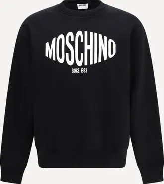 Moschino Felpa in cotone organico stampata Man XL