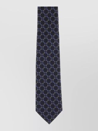 Gucci silk tie regular width patterned style