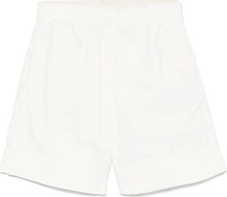 Margaret Howell Shorts a vita alta - Bianco