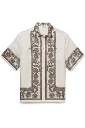 Etro Printed Silk-Twill Shirt