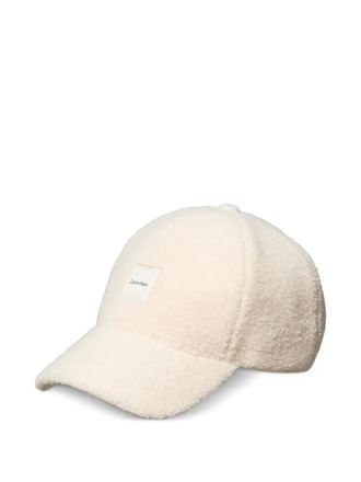 Calvin Klein logo-patch baseball cap - women - Fabric - One Size - Neutrals