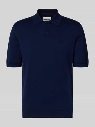 Armedangels Armedangels Slim Fit Poloshirt aus reiner Bio-Baumwolle in Marine, Gr&ouml;&szlig;e XXL