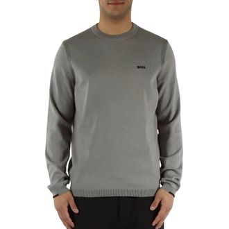 HUGO BOSS Cotton Sweater With Contrast Logo, Size XX-Large