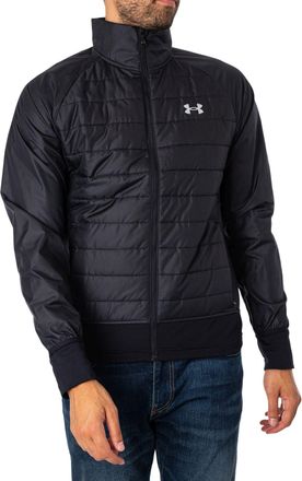 Under Armour Mens Storm Insulated Run Hybrid Jacket, Black, XL