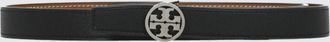 Tory Burch Cintura in pelle Miller con logo Double T Tory Burch