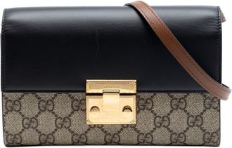 Gucci Pre-owned Gucci Small GG Supreme Padlock Wallet on Strap Ladies 7SBSZLVWUSFL8NHO