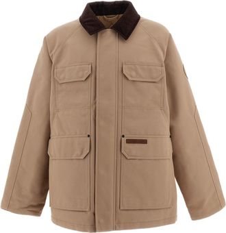 Canada Goose Sand Garrison Padded Corduroy Cotton Canvas Jacket