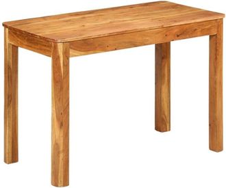 vidaXL Mesa De Comedor Madera Maciza De Acacia 110x55x76 Cm Vidaxl
