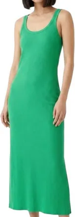 Xirena Beckett Sleeveless Midi Dress In Grassy Green