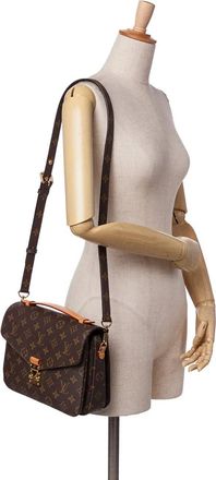 Louis Vuitton Hobo Bags - 2021-2025 Monogram Pochette Metis - Gr. unisize - in Braun - für Damen