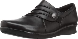 Clarks Womens 26137200 Hope Roxanne Loafer, Black, 2.5 UK