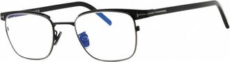 Tom Ford Blue Light Block Rectangular Mens Eyeglasses FT5854-D-B 005 49