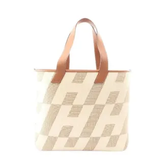 Herm&egrave;s Pre-owned Borsa Tote in Pelle e Tela H Envie GM - - Pre-owned - Donna - Beige - ONE SIZE