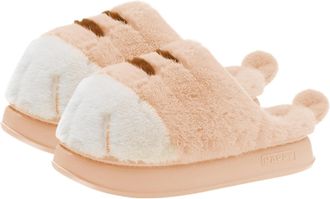 Generic Cat Slippers for Women, Plush Indoor Slippers - Funny Winter Plush Slippers | Indoor Slippers with Non-Slip Sole for Dining Room, Kitchen, Bedroom, sa