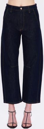 Pistola Denim Beau High Waist Ankle Barrel Jeans in Nightfall at Nordstrom, Size 27