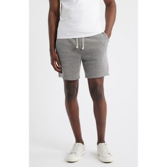 Threads 4 Thought Garrett Drawstring Fleece Shorts in Light Heather Grey at Nordstrom, Size Xx-Large