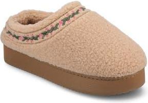 Journee Collection Pallmer Faux Shearling Slipper in Tan at Nordstrom Rack, Size X-Large