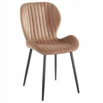 OEM Silla Cappuccino Minimalista Para Salones, Tapizada En Terciopelo