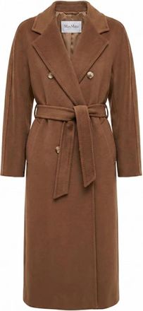 Max Mara Belted Coats - Dames - Jas met riem - Bruin - S - Jassen