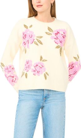 Ted Baker Floral Sweater in Lemon Mist at Nordstrom Rack, Size X-Small