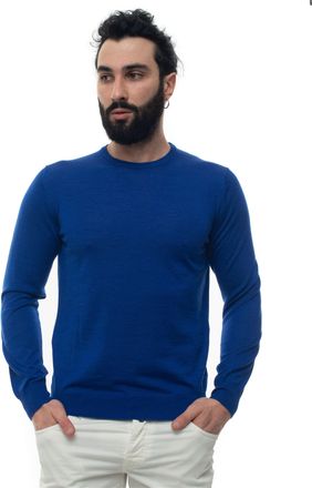 Andrea Fenzi Pullover girocollo Bluette Andrea Fenzi Uomo