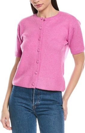 Vince Camuto Covered Button Cardigan