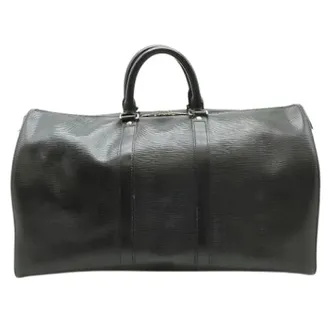 Louis Vuitton Pre-owned Weekend Bags, unisex, Black, Size: ONE SIZE Pre-owned Epi Boston Bag