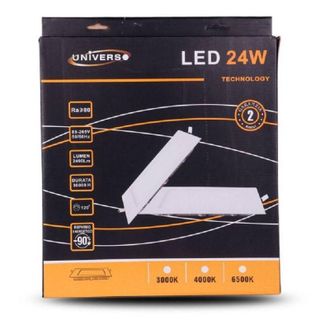 Trade Shop Trade Shop Traesio - Trade Shop - Pannello Led Slim 24w Incasso Quadrato Luce Bianco Caldo Freddo Naturale P285aq