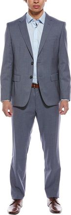 HUGO BOSS 2pc Wool Suit with Flat Front Pant