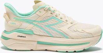 Diadora Womens Cellula Shoes In Whisper White/cabbage