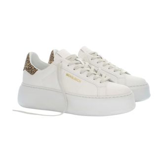 Woolrich Sneakers, female, White, Size: 9 US Chunky Court Sneakers