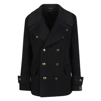 Gabriele Pasini Heren, Mantels, Blauw, Maat: XL Leer