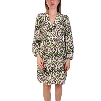 Max Mara Kleedjes, Dames, Veelkleurig, S, Max Mara Weekend - Jurken > Dameskleding > Midi Jurken