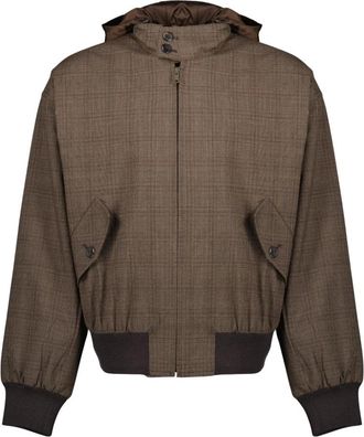 Prada Geruite wollen jas - Heren - Zomerjassen - Bruin - M - Wol - Jassen