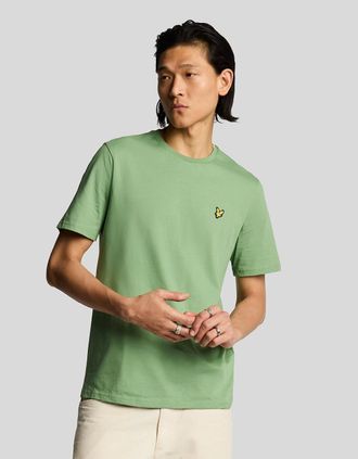Lyle & Scott Lyle And Scott Mens Cotton Crew Neck T-Shirt - Green - Size: 38