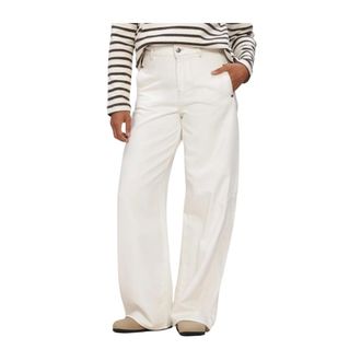 Co'Couture Dames, Jeans, Wit, Maat: S