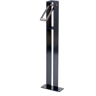 Hhg [nunca Usado] Aparcabicicletas Hhg-302, Soporte Inclinado Para Bicicletas, Acero Galvanizado Con Recubrimiento En Polvo Para Exteriores 96x24x10cm, An