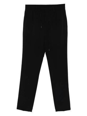 Karl Lagerfeld drawstrings straight-leg trousers - Black